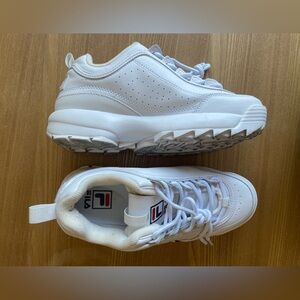 White Fila Sneakers
